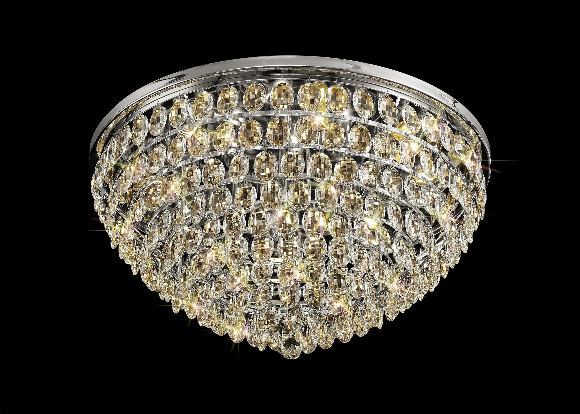 IL32814  Coniston Ceiling 12 Light (24.3kg) Polished Chrome